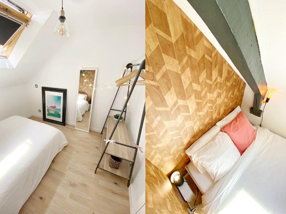 Marie Et Brieuc _ Duplex Lumineux Colore Atypique Face Cathedrale 圣布里厄 外观 照片